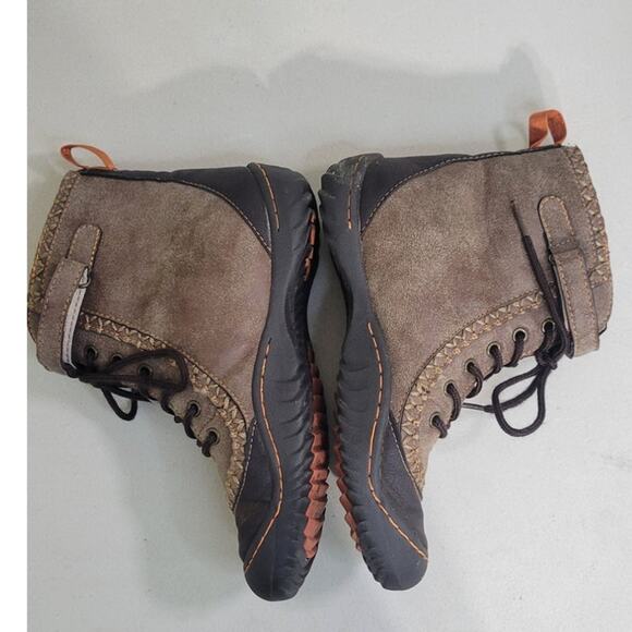 J-41 Jeep Adventure Womens 6 M “Stream” Ankle Brown Snow Boots Faux Fur Casual - Picture 3 of 11